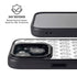 Bitcoin Pattern iPhone 15 Kickstand Case